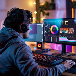 A professional rider on a horse